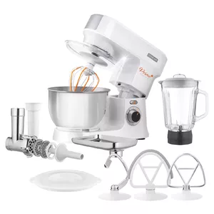 Food processor SENCOR STM 3760WH — 1000 W, 4.5 L stainless steel bowl, white