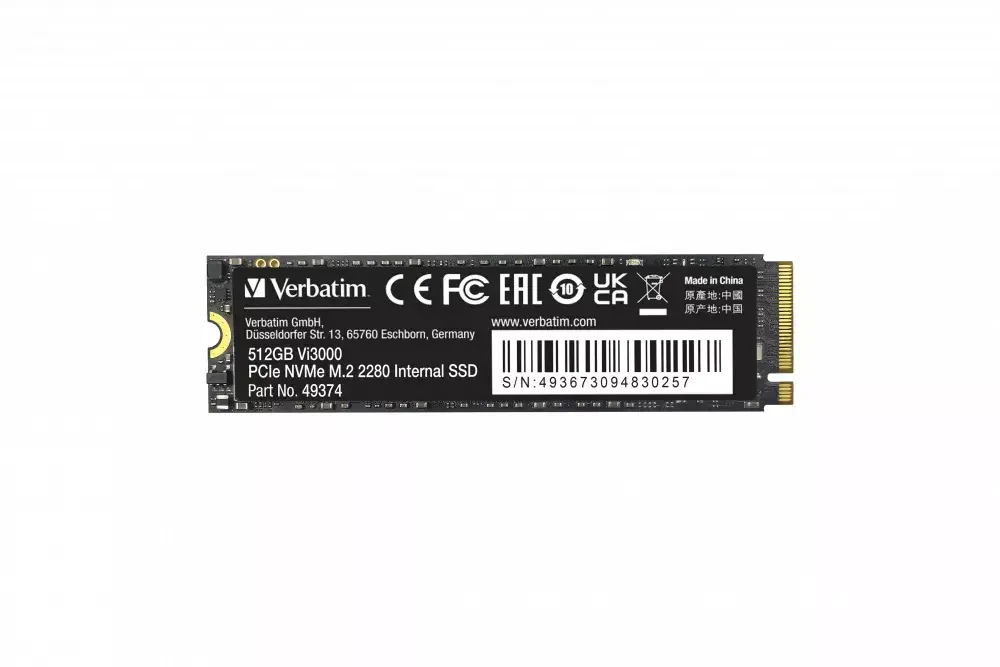 SSD диск Verbatim 512GB модель Vi3000 Photo 4
