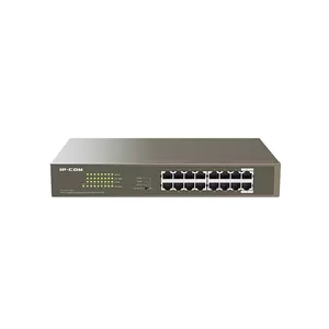 IP-COM Networks G1116P-16-150W tīkla pārslēgs Gigabit Ethernet (10/100/1000) Power over Ethernet (PoE) Pelēks