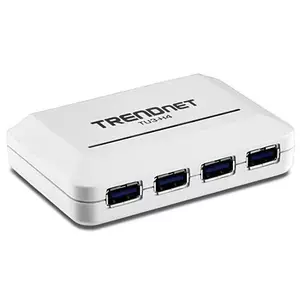 Trendnet TU3-H4 interfeisa centrmezgls 5000 Mbit/s Balts