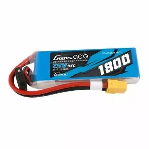 Battery Gens ace G-Tech 1800mAh 7.4V 45C 2S1P Lipo Pack