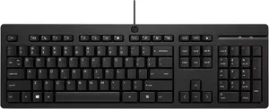 Wired keyboard HP HP 125 SWI — HP M27527-111, USB connection, full-size layout