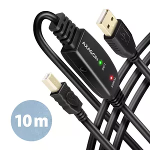 USB Cable Axagon ADR-210B 10m A-M to B-M Active Repeater
