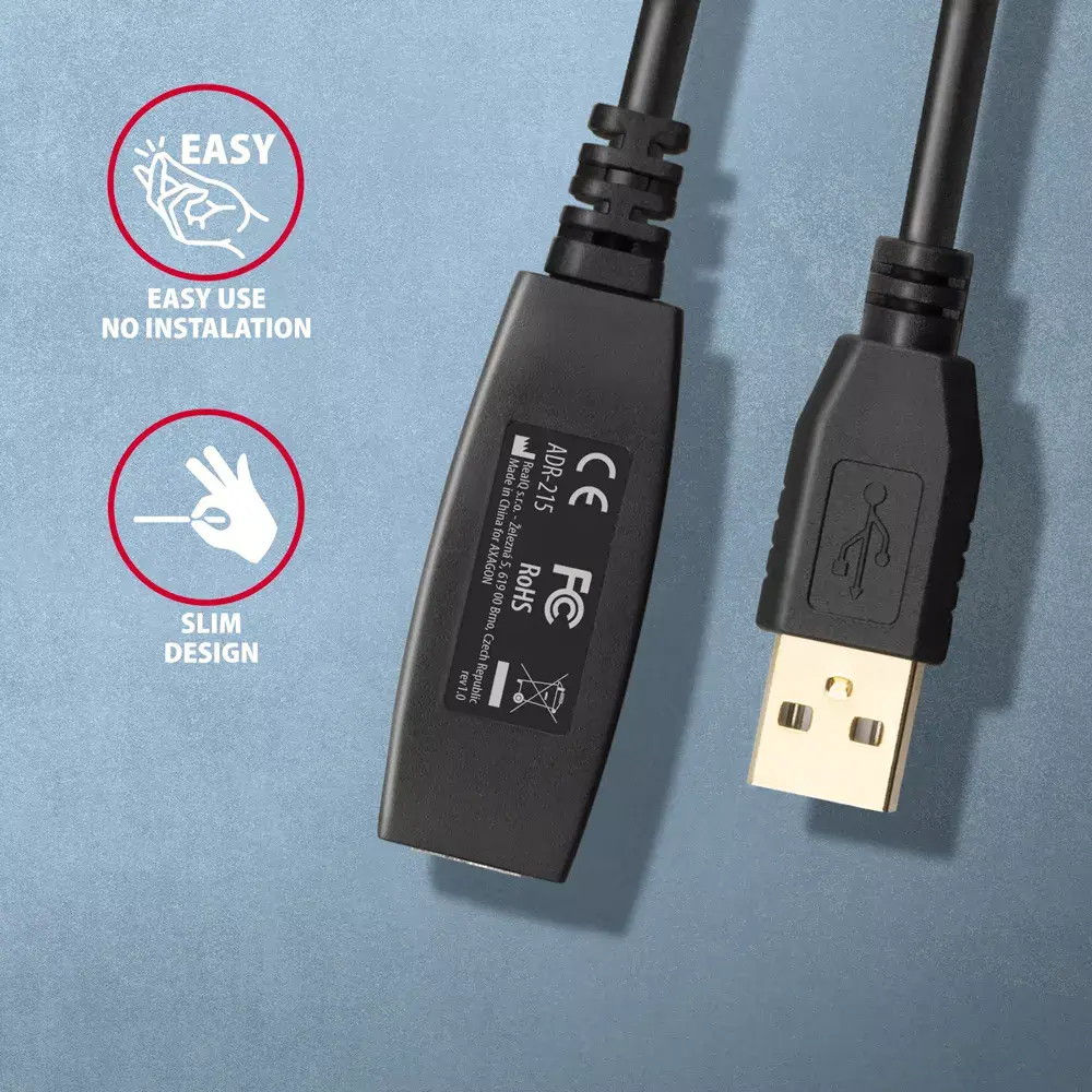 USB удлинитель Axagon ADR-215 Photo 4