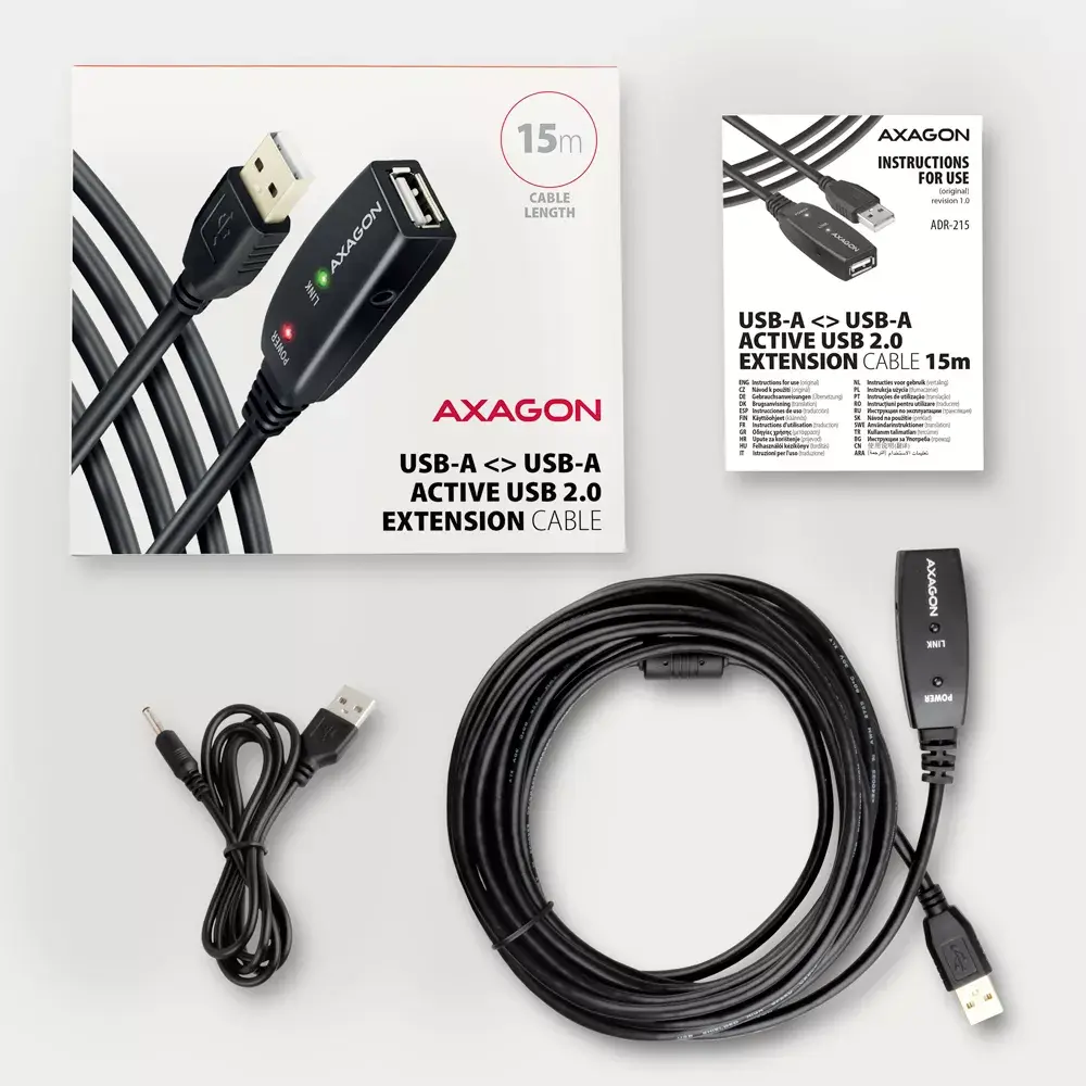 USB удлинитель Axagon ADR-215 Photo 8