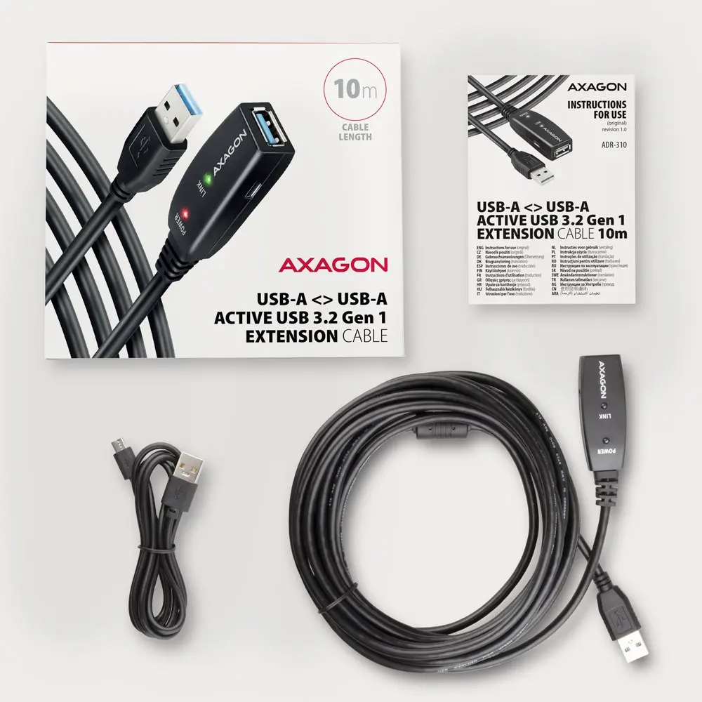 USB Repeater Cable Axagon ADR-310 Photo 18