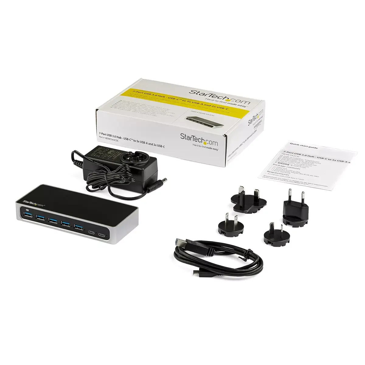 USB Hubs StarTech.com HB30C5A2CSC Photo 5
