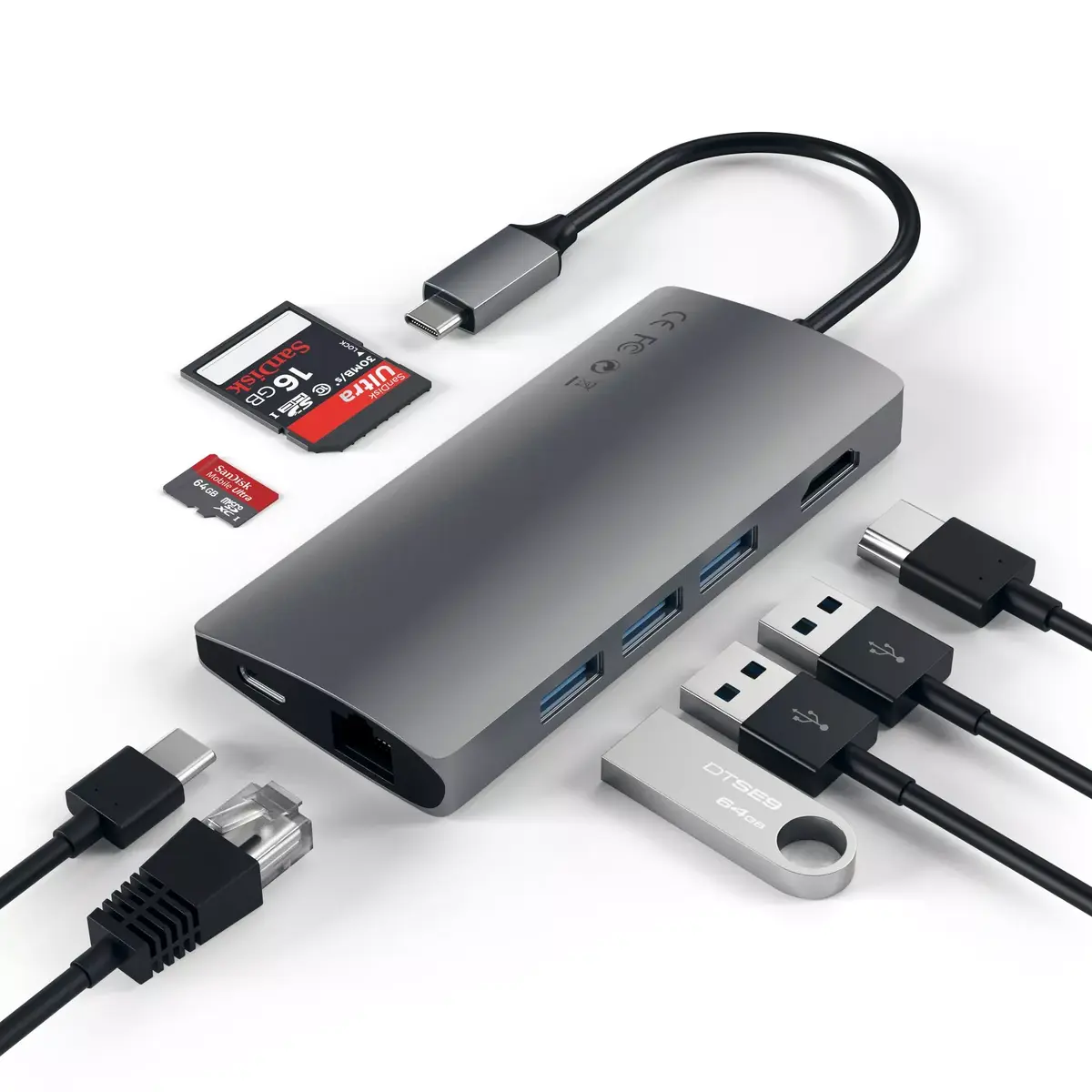 Multi-Port Adapter Satechi V2 Dock Photo 3