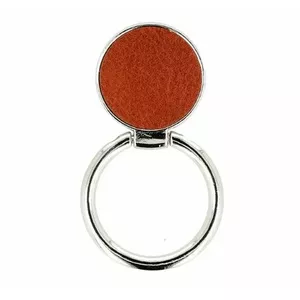 iLike Ring LEATHER UCH000813 Smartphone Ring Holder Brown