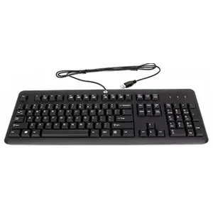 Keyboard HP 672647-111 Universal USB Swiss Black