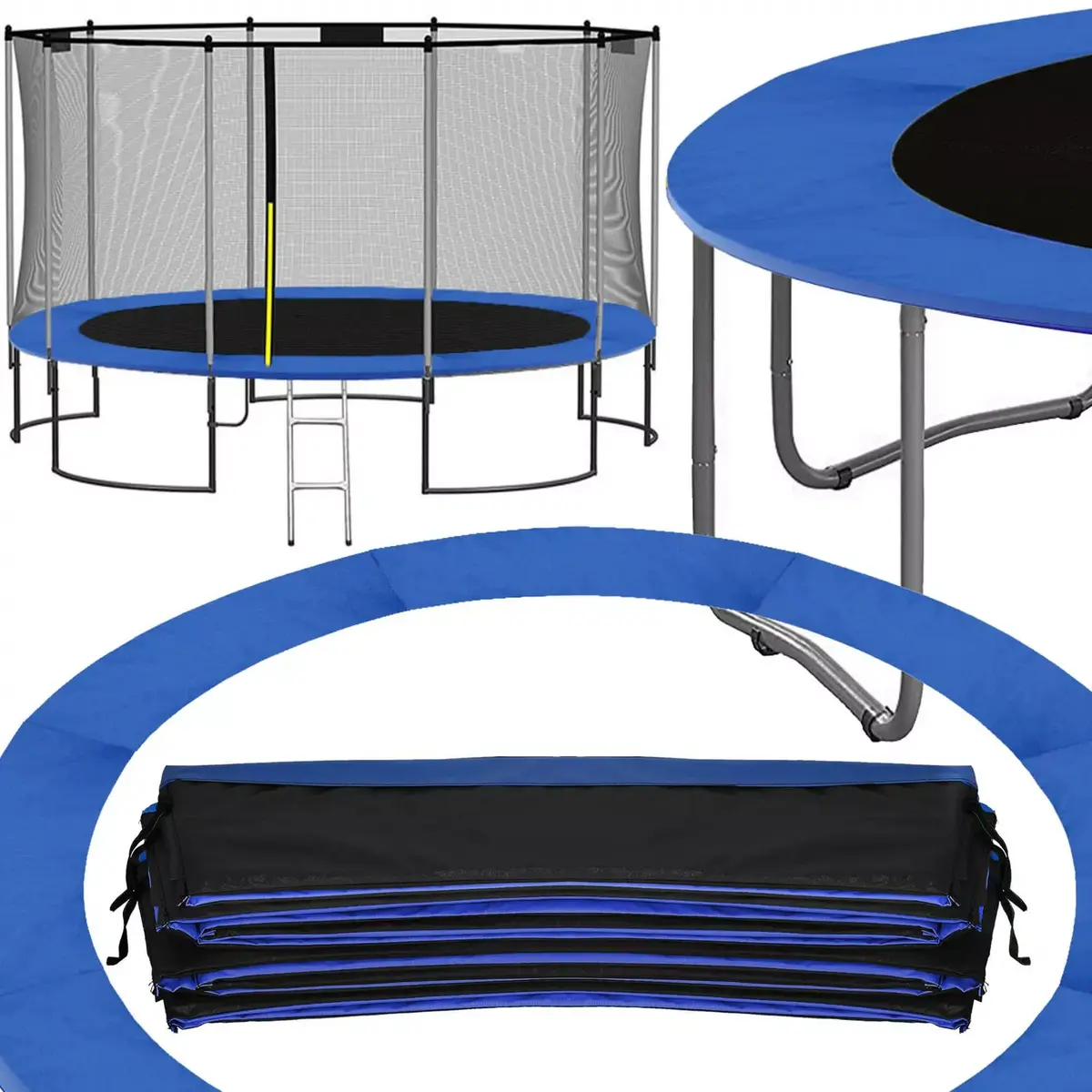 Springos TP-10FT 305 CM BLUE trampoline cover Photo 4