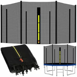Safety net Springos TSN-14FT 426 cm with 8 support poles for 14 ft trampoline