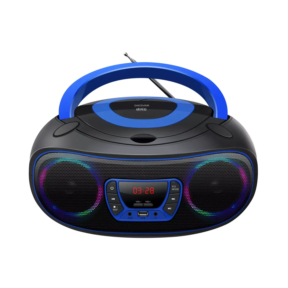 Портативный CD плеер Denver TCL-212BT BLUE Photo 2