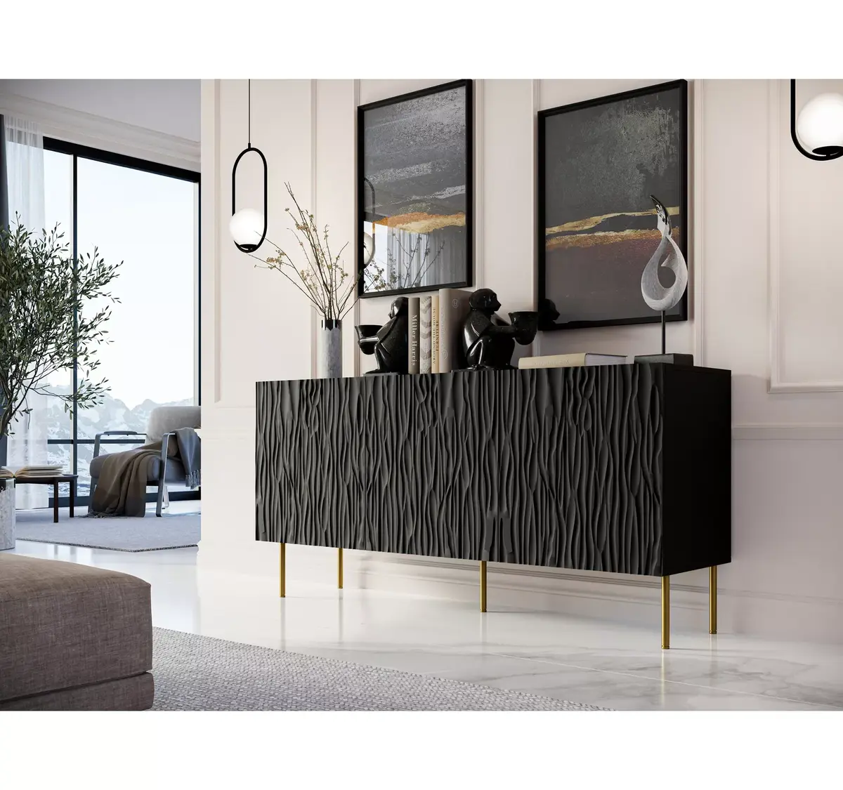 Kumode cama meble JUNGLE 1520×405×745 mm Photo 3