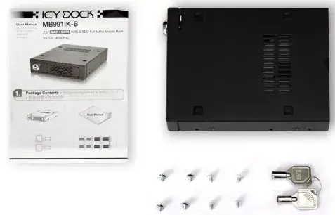 Icy Box MB991IK-B 2.5" diska atvilktne Photo 8