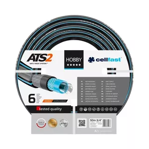 Садовый шланг CELLFAST HOBBY ATS2 50 м Надземный Черный Синий
