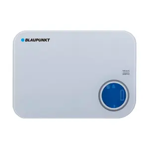 Electronic kitchen scale BLAUPUNKT FKS601 — 5 kg capacity, 1 g accuracy, white, rectangular countertop