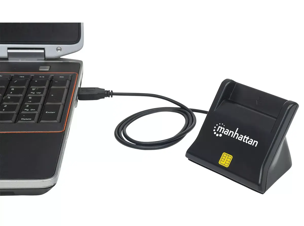 Karti lasītājs Manhattan USB-A Smart/SIM 102025 Photo 5