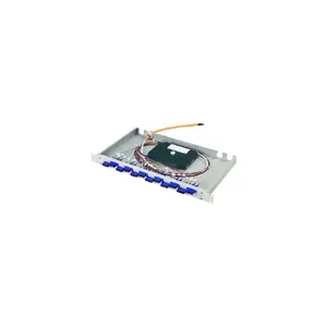 Patch panel 1U Telegärtner H02030B9008 SC Beige Plastic Rack mounting