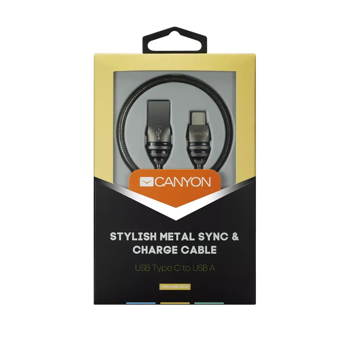 Кабель Canyon CNS-USBC5DG USB-A на USB-C 1 м Photo 2