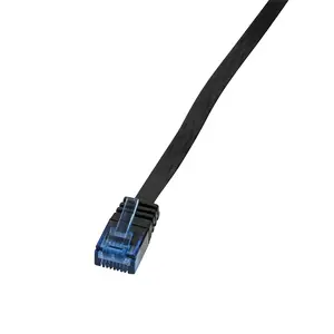 LogiLink CP0135B 2m Cat.5e U/UTP RJ45 Сетевой кабель Черный Папа-Папа