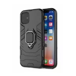 Чехол iLike для Samsung Galaxy A14 — Ring Armor, чёрный