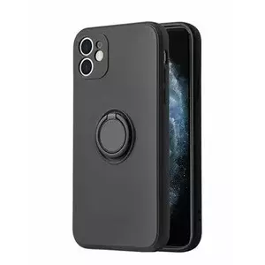 Силиконовое кольцо для iPhone 14 Pro от iLike — черное