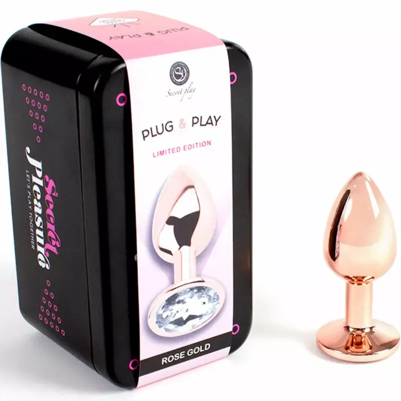 Анальная втулка secret play Metal Rose Gold 7 см Photo 2