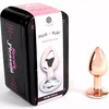 Анальная втулка secret play Metal Rose Gold 7 см Photo 2