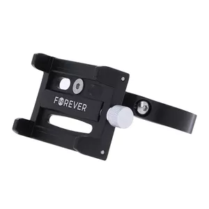 Forever BH-300 metal handlebar mount for smartphone or GPS, adjustable 50–100 mm, black