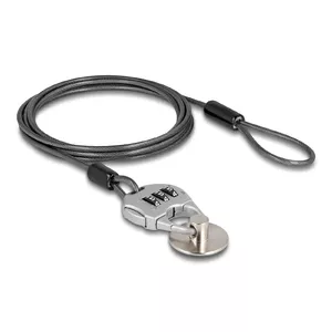 Cable lock Navilock 20657 Black 1.8 m Combination lock