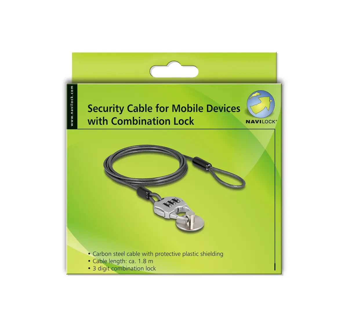 Cable lock Navilock 20657 Photo 3