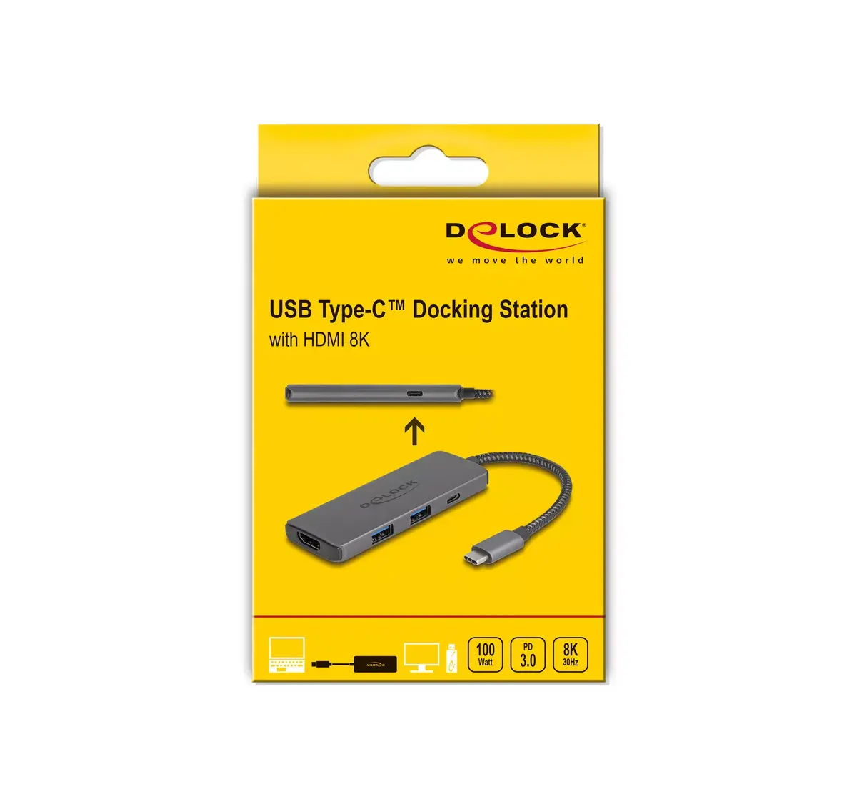 DeLOCK USB Type-C Doku stacija 8K Photo 4