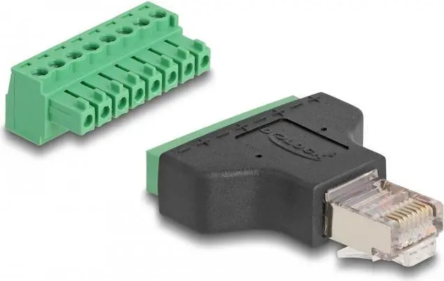 DeLOCK Adapteris RJ45 vīriešu > Termināla