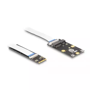 DeLOCK Converter M.2 Key B+M male to Mini PCIe Slot flexible cable