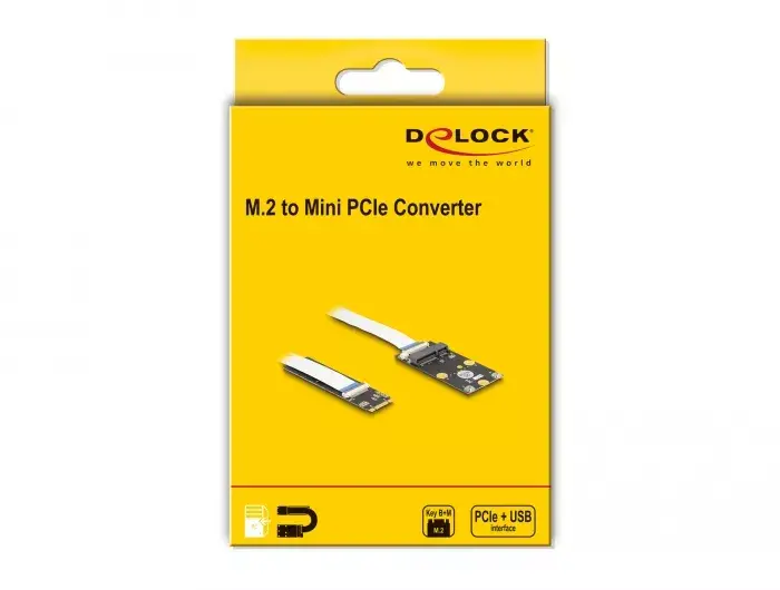 DeLOCK M.2 Key B+M uz Mini PCIe Slot Photo 4