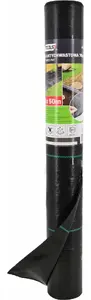 Агроткань AWTools AW67143 — черная мульчирующая ткань 90 г/м², 1,6 x 100 м