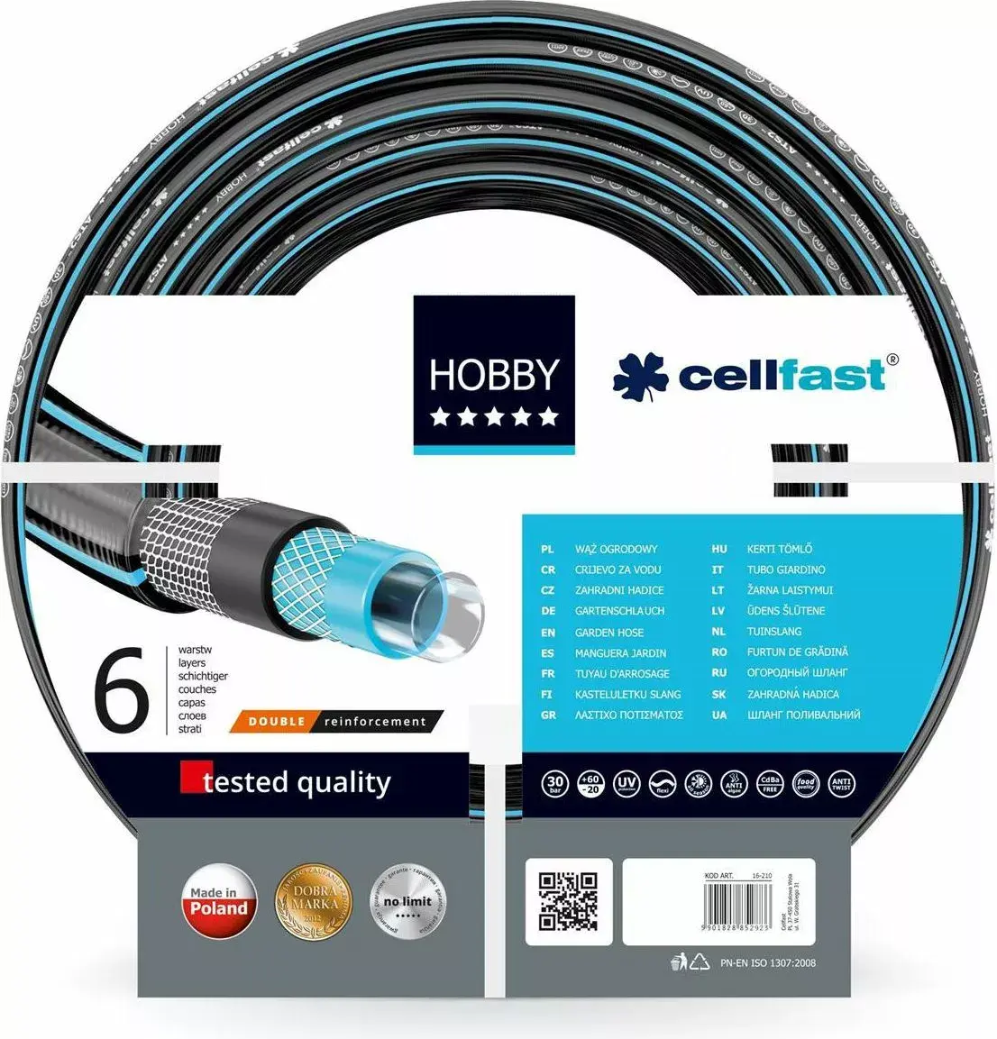 Садовый шланг Cellfast CF SNAKE OGR HOBBY ATS 1/2" 60 м Photo 1