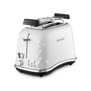 Toaster De’Longhi CTJ 2103.W 2 slice(s) 900 W Black White