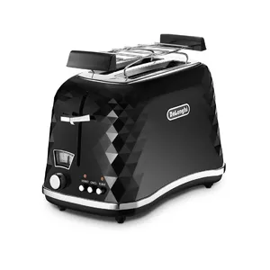 Тостер De’Longhi Brilliante 2 ломтика 900 Вт Черный