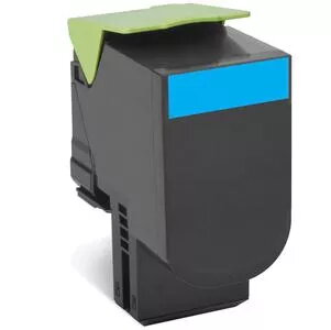 Lexmark 80C2SCE Oriģināls ciāna lāzerprintera tonera