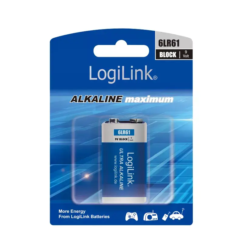 LogiLink 6LR61B1 Sārma baterija 9V Photo 2