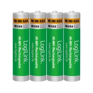 LogiLink LR03RB4 Rechargeable AAA Battery NiMH 1.2V 4-Pack