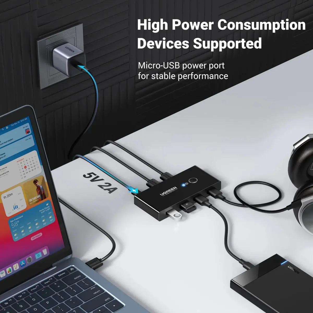 USB centrmezgls Ugreen 30768 Photo 9