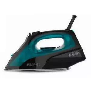 Утюг Black & Decker Dry & Steam BXIR2403E — 2400 Вт, бак 0,375 л, пар 45 г/мин, буст 150 г/мин, подошва Cerilium