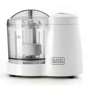 Black & Decker BXCH120E electric food chopper 0.35 L 120 W Transparent, White