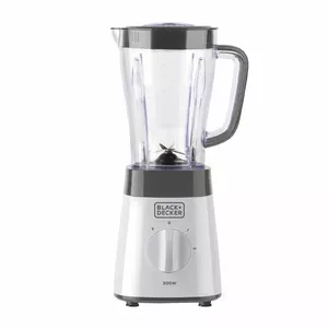 Настольный блендер Black & Decker BXJB500E — стеклянная чаша 1.5 л, 500 Вт, 2 скорости, пульс, дробление льда