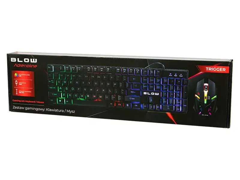 BLOW TRIGGER wired keyboard and mouse set Photo 3