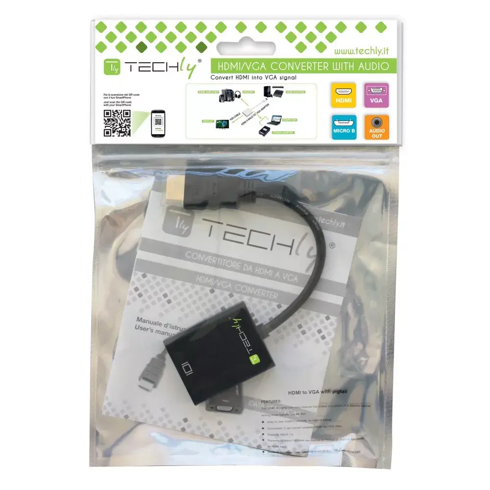 Kabeļu adapteris HDMI uz VGA IDATA HDMI-VGA2AU Photo 2