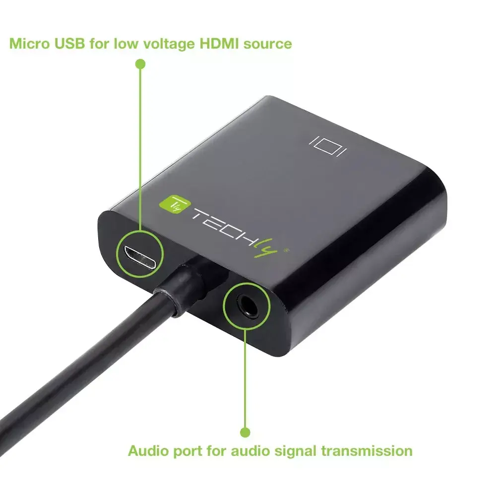 Kabeļu adapteris HDMI uz VGA IDATA HDMI-VGA2AU Photo 5